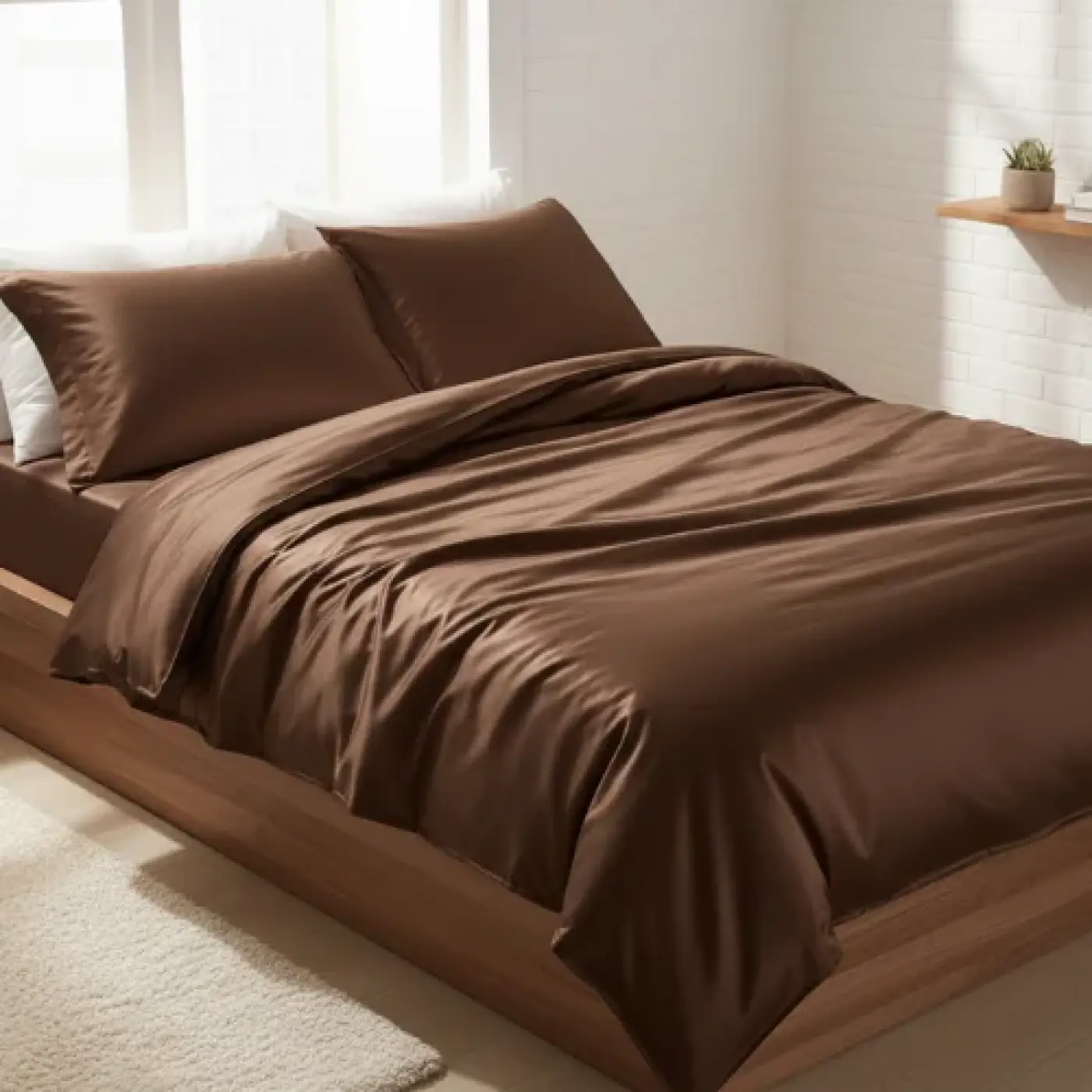 Satin Silk Bed Sheet