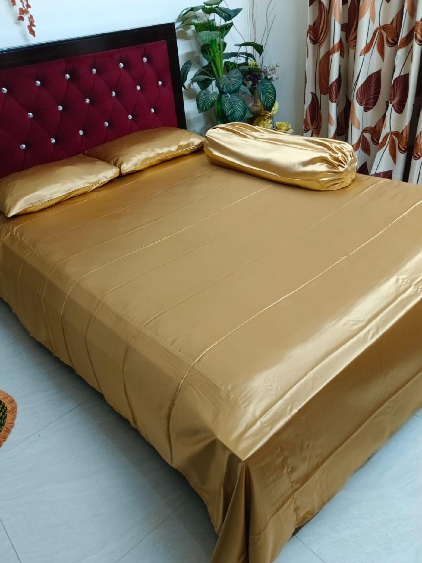 Satin Silk Bed Sheet
